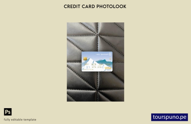 listo para imprimir Noruega Lustre Sparebank visa tarjeta electrónica photolook 